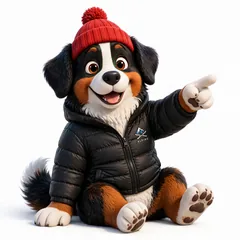 Cartoon of Bernie the Bernese